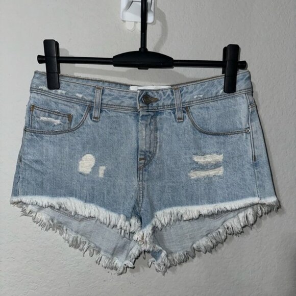 IRO Jeans Cut off Denim Shorts Sz‎ 25 - Picture 1 of 8